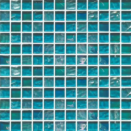 1" x 1" Boca Florida Beaches Glass, Glass Mosaic, 11 SQFT/Box Sold By Sheet Turquoise 1" x 1" Boca Florida Beaches Glass, Glass Mosaic, 11 SQFT/Box Sold By Sheet Turquoise