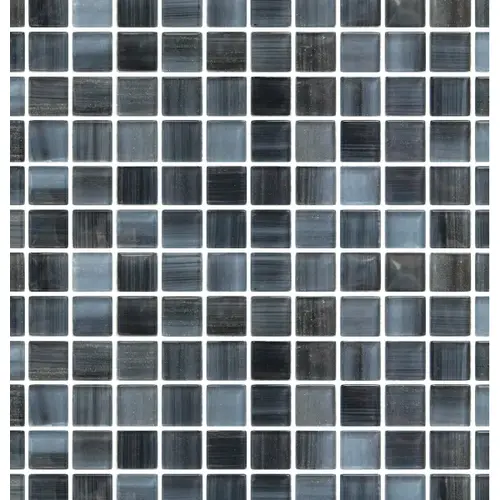 1" x 1" The Bronx New York Glass, Glass Mosaic, 11 SQFT/Box Sold By Sheet Black/Gray 1" x 1" The Bronx New York Glass, Glass Mosaic, 11 SQFT/Box Sold By Sheet Black/Gray