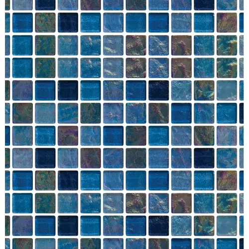 1" x 1" Invercargill New Zealand Glass, Glass Mosaic, 11 SQFT/Box Sold By Sheet Blue 1" x 1" Invercargill New Zealand Glass, Glass Mosaic, 11 SQFT/Box Sold By Sheet Blue