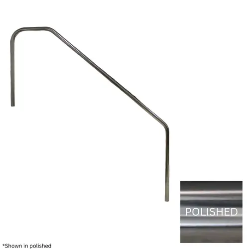 Global Classic 3 Bend Stair Rail Polished 7 ft .049 Global Classic 3 Bend Stair Rail Polished 7 ft .049
