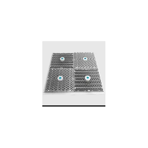 24" Square Frame with Four 12" Square Wave Anti-Entrapment Suction Outlet Covers, White 24" Square Frame with Four 12" Square Wave Anti-Entrapment Suction Outlet Covers, White