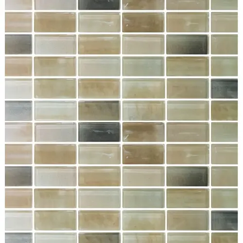 1" x 2" Manhattan New York Glass, Glass Mosaic, 11 SQFT/Box Sold By Sheet 1" x 2" Manhattan New York Glass, Glass Mosaic, 11 SQFT/Box Sold By Sheet