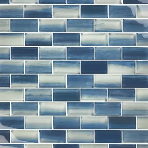 1" x 2" Orient Pearl Series Glass Tile, Luzon 1" x 2" Orient Pearl Series Glass Tile, Luzon