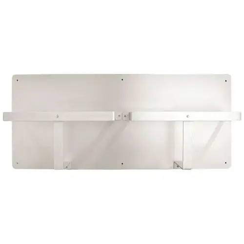 Aluminum Side-By-Side Double Bedpan Rack Aluminum Side-By-Side Double Bedpan Rack