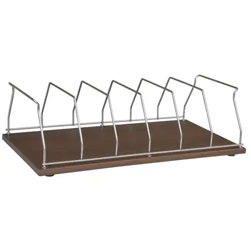 Woodgrain Six Capacity Storage Rack Woodgrain Six Capacity Storage Rack