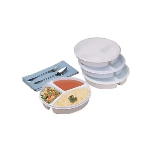 Partitioned Scoop Dish With Cover Sandstone 8 Partitioned Scoop Dish With Cover Sandstone 8