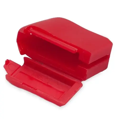 Cleangrip Plastic Anti-Ligature Tether Adapters, Red - pack of 10 Cleangrip Plastic Anti-Ligature Tether Adapters, Red - pack of 10
