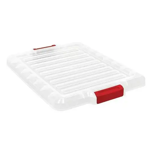 Latch Container Lid, 7 Gallon, Clear - pack of 6 Latch Container Lid, 7 Gallon, Clear - pack of 6