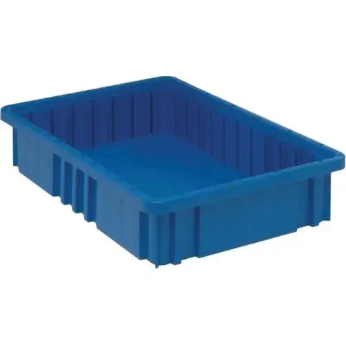 Blue Dividable Grid Containers 16-1/2x10-7/8x3-1/2 In - pack of 12 Blue Dividable Grid Containers 16-1/2x10-7/8x3-1/2 In - pack of 12