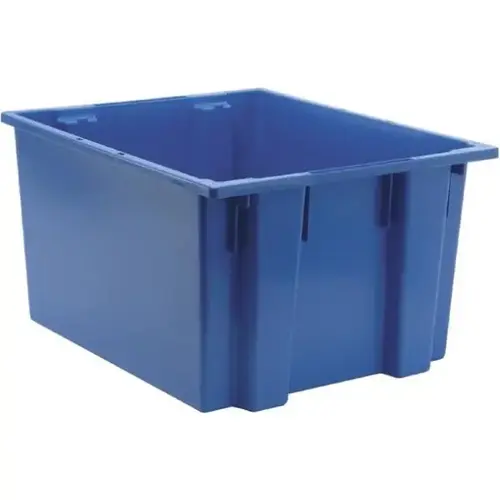 Blue Stack Nest Totes 23-1/2x19-1/2x13 In - pack of 3 Blue Stack Nest Totes 23-1/2x19-1/2x13 In - pack of 3