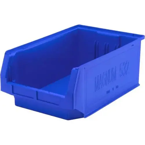 Blue Magnum Series Bins 19-3/4x12-3/8x7-7/8 In - pack of 6 Blue Magnum Series Bins 19-3/4x12-3/8x7-7/8 In - pack of 6