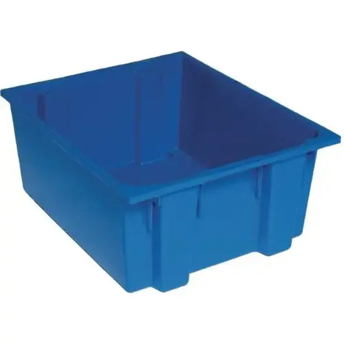 Blue Stack And Nest Totes 23-1/2x19-1/2x10 In - pack of 3 Blue Stack And Nest Totes 23-1/2x19-1/2x10 In - pack of 3