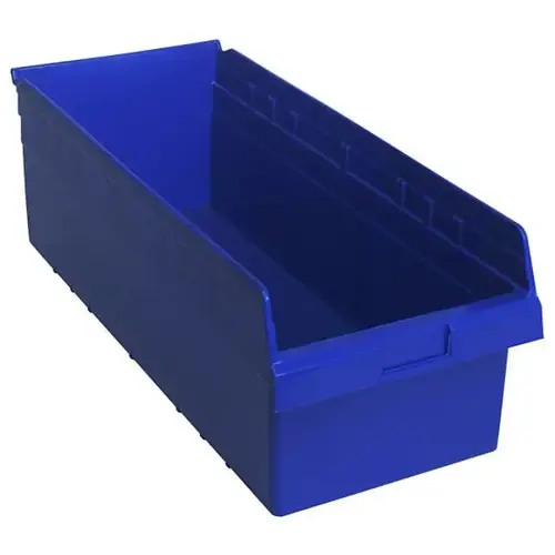 Shelf Bin 23-5/8"L X 11-1/8"W X 8"H Blue - pack of 6 Shelf Bin 23-5/8"L X 11-1/8"W X 8"H Blue - pack of 6