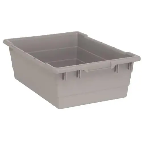 Gray Cross Stack Tub 23-3/4x17-1/4x8 In - pack of 6 Gray Cross Stack Tub 23-3/4x17-1/4x8 In - pack of 6