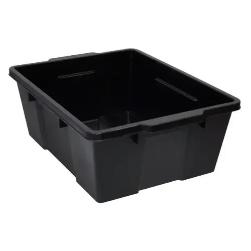 Latch Container, 7 Gallon, Black - pack of 6 Latch Container, 7 Gallon, Black - pack of 6