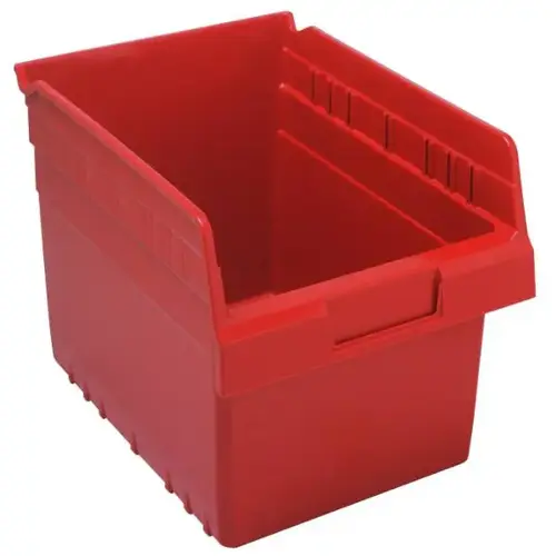 Store-Max Bin, 10-1/6" X 7-1/8" X 8", Red - pack of 20 Store-Max Bin, 10-1/6" X 7-1/8" X 8", Red - pack of 20