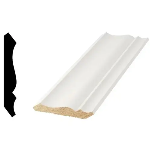 9/16 In. X 3-5/8 In. X 8 Ft. Crown Molding - pack of 4 9/16 In. X 3-5/8 In. X 8 Ft. Crown Molding - pack of 4