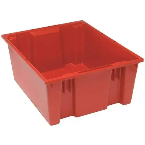 Stack & Nest Tote, 23-1/2"X19-1/2"X10", Red - pack of 3 Stack & Nest Tote, 23-1/2"X19-1/2"X10", Red - pack of 3