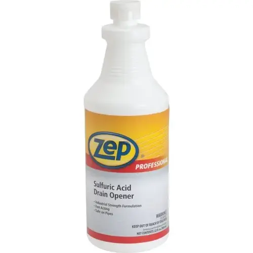 32 Oz Sulfuric Acid Drain Opener - pack of 6 32 Oz Sulfuric Acid Drain Opener - pack of 6