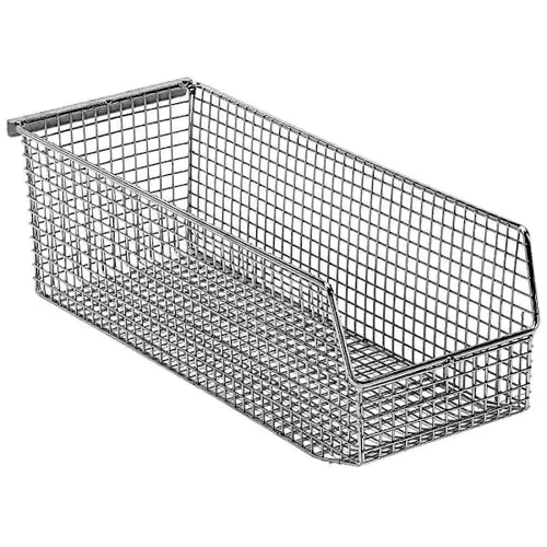 Mesh Stack 15"D X 6"W X 5"H Chrome - pack of 10 Mesh Stack 15"D X 6"W X 5"H Chrome - pack of 10
