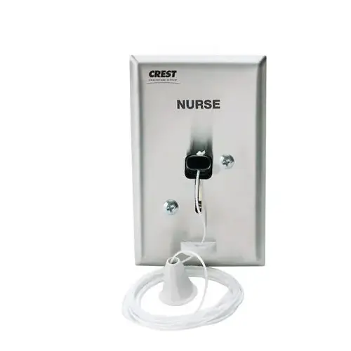 Nurse Call Pull Cord Station, 12 - 28 V, 1 1/2 A, 1-Gang Nurse Call Pull Cord Station, 12 - 28 V, 1 1/2 A, 1-Gang