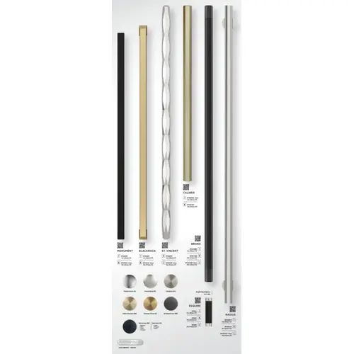 Appliance Pulls in Blackrock, Bronx, Caliber, Esquire, Monument, Radius & St. Vincent Collections 32-1/16" x 11-3/4" Appliance Pull Static Display Board 2024 Release Appliance Pulls in Blackrock, Bronx, Caliber, Esquire, Monument, Radius & St. Vincent Collections 32-1/16" x 11-3/4" Appliance Pull Static Display Board 2024 Release
