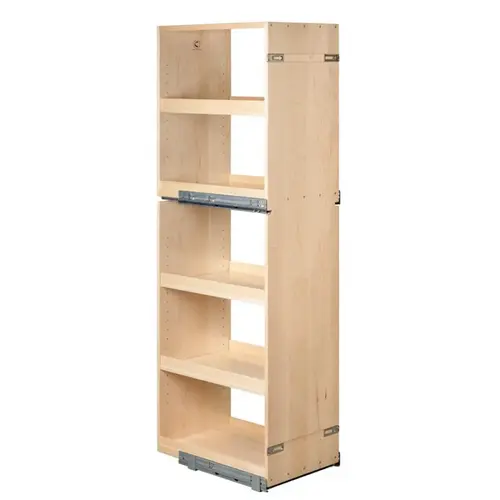 Century Signature Maple 59"T 5-Shelf Pull Out Pantry with Soft-Close Slides, SIGTP140-60PF Century Signature Maple 59"T 5-Shelf Pull Out Pantry with Soft-Close Slides, SIGTP140-60PF