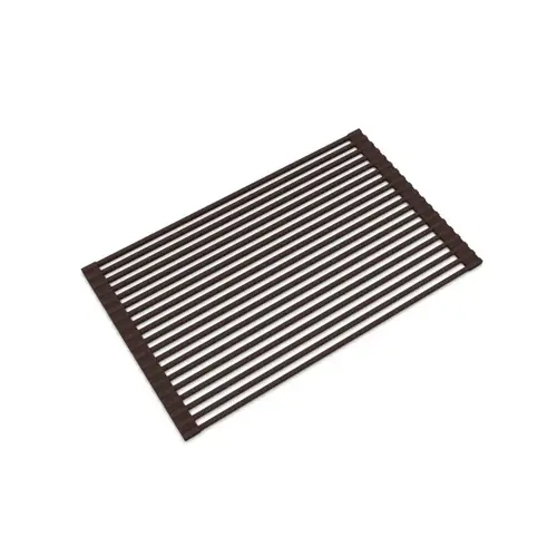 Roll Up Drying Rack w/Suction Cups, Brown Roll Up Drying Rack w/Suction Cups, Brown