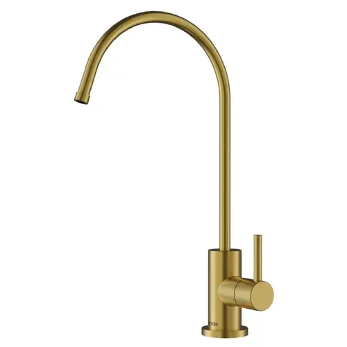 Kestrel Brushed Gold Single Handle Bar Faucet, 11-1/4", ADA Compliant - KKF800FBG Kestrel Brushed Gold Single Handle Bar Faucet, 11-1/4", ADA Compliant - KKF800FBG