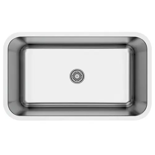 Profile 30-1/4"W Stainless Steel Undermount Kitchen Sink Single Bowl, 16 Gauge Profile 30-1/4"W Stainless Steel Undermount Kitchen Sink Single Bowl, 16 Gauge