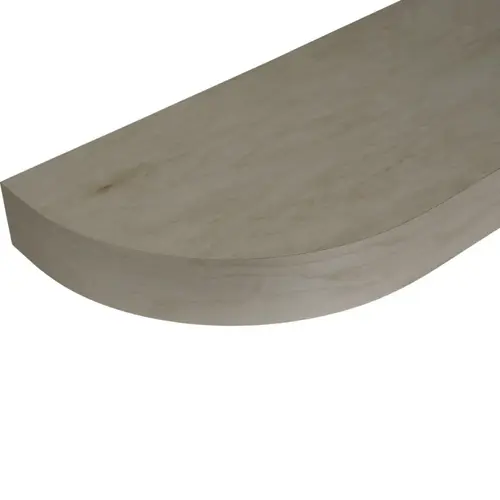 Omega National 24" x 10" D Curved Floating Shelf, Cherry Omega National 24" x 10" D Curved Floating Shelf, Cherry