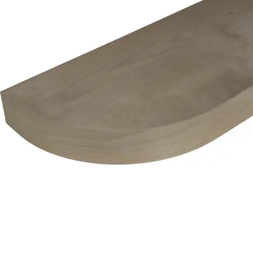 Omega National 24" x 10" D Curved Floating Shelf, Maple Omega National 24" x 10" D Curved Floating Shelf, Maple