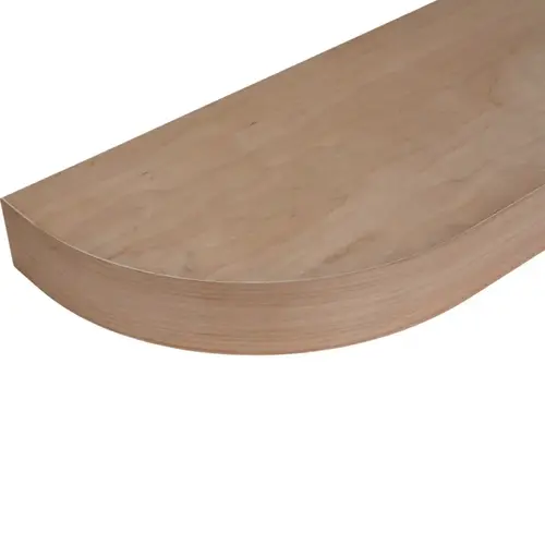 Omega National 24" x 10" D Curved Floating Shelf, Alder Omega National 24" x 10" D Curved Floating Shelf, Alder