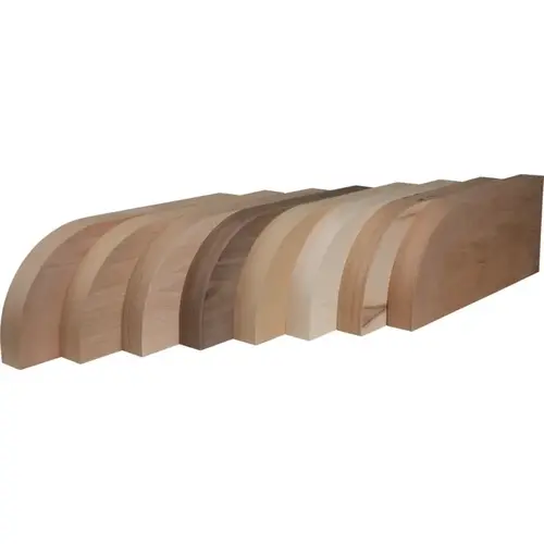 Omega National 48" x 10" D Curved Floating Shelf, Maple Omega National 48" x 10" D Curved Floating Shelf, Maple