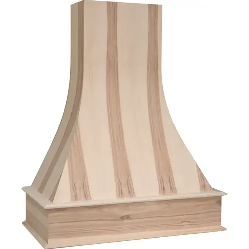 Two-Tone Artisan 30" Wide Wall Hood, Paint Grade w/ Removable Cherry Apron Two-Tone Artisan 30" Wide Wall Hood, Paint Grade w/ Removable Cherry Apron