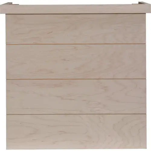 Tapered Farmhouse Chimney for 42" Wide Wall Hoods, Rift White Oak Tapered Farmhouse Chimney for 42" Wide Wall Hoods, Rift White Oak