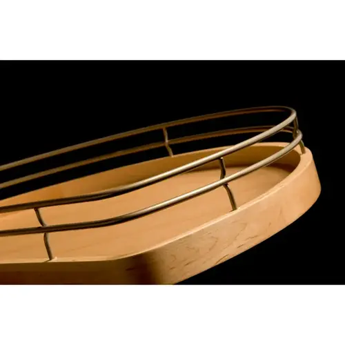 Omega National 32" D Maple Kidney Lazy Susan, Independently Rotating 1 Shelf Omega National 32" D Maple Kidney Lazy Susan, Independently Rotating 1 Shelf