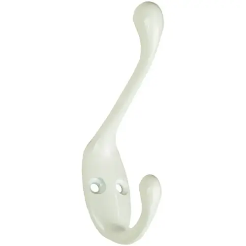 Wurth Single Prong White Hook, 3-Pack Wurth Single Prong White Hook, 3-Pack