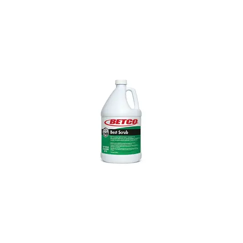 Best Scrub Pleasant Scent Floor Cleaner 1 GAL Interim Maintenance Concentrate Green - pack of 4 Best Scrub Pleasant Scent Floor Cleaner 1 GAL Interim Maintenance Concentrate Green - pack of 4