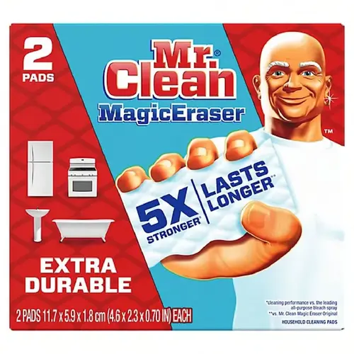 Mr. Clean Magic Eraser Scrub Sponge Melamine White Extra Power - pack of 30 Mr. Clean Magic Eraser Scrub Sponge Melamine White Extra Power - pack of 30