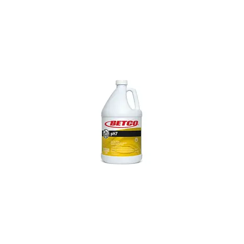 pH7 Lemon Floor Cleaner 1 GAL Daily Neutral Concentrate Foam Yellow - pack of 4 pH7 Lemon Floor Cleaner 1 GAL Daily Neutral Concentrate Foam Yellow - pack of 4