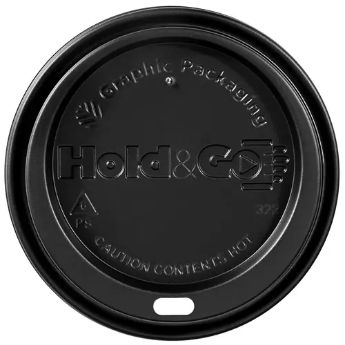Lid Dome Plastic Black For Hot Cup - pack of 1200 Lid Dome Plastic Black For Hot Cup - pack of 1200