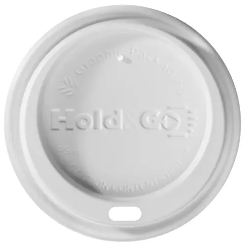 Lid Dome PS White For 8 OZ Hot Cup With Hole - pack of 1200 Lid Dome PS White For 8 OZ Hot Cup With Hole - pack of 1200
