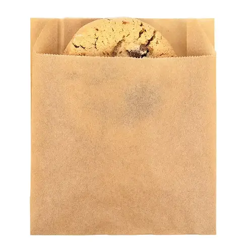 Bag 4X1.125X4.5 IN Kraft Grease Resistant - pack of 100 Bag 4X1.125X4.5 IN Kraft Grease Resistant - pack of 100