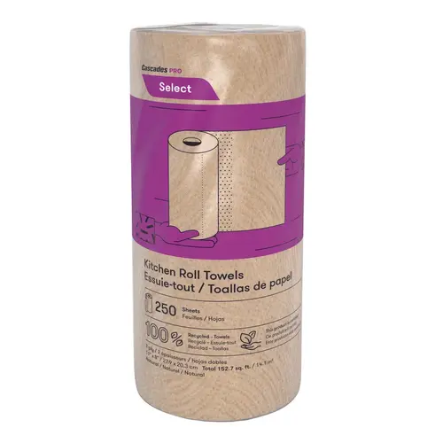 Cascades PRO Select Household & Kitchen Roll Paper Towel Kraft - pack of 3000 Cascades PRO Select Household & Kitchen Roll Paper Towel Kraft - pack of 3000