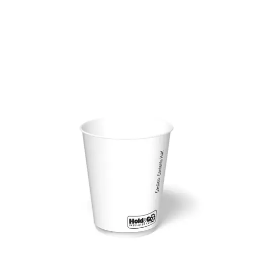 Hot Cup 12 OZ Double Wall Poly-Coated Paper White - pack of 600 Hot Cup 12 OZ Double Wall Poly-Coated Paper White - pack of 600