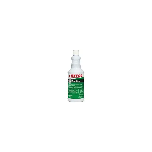 Rest Stop Floral Fresh Restroom Cleaner One-Step Disinfectant 32 FLOZ Multi Surface Neutral RTU Germicidal Blue - pack of 12 Rest Stop Floral Fresh Restroom Cleaner One-Step Disinfectant 32 FLOZ Multi Surface Neutral RTU Germicidal Blue - pack of 12