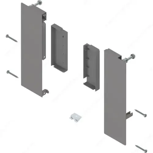MERIVOBOX E Front fixing for inner drawers box / inner pull-out Indium Grey MERIVOBOX E Front fixing for inner drawers box / inner pull-out Indium Grey