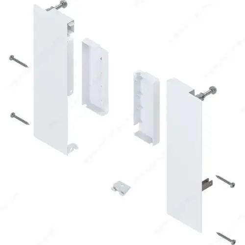 MERIVOBOX E Front fixing for inner drawers box / inner pull-out Silk White MERIVOBOX E Front fixing for inner drawers box / inner pull-out Silk White