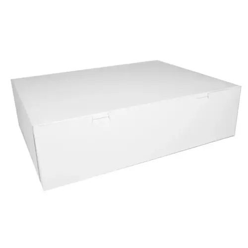 Bakery Box 18.5X14.5X5 IN White - pack of 50 Bakery Box 18.5X14.5X5 IN White - pack of 50